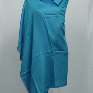 Luxury Maroon Sky Blue Pashmina Shawl