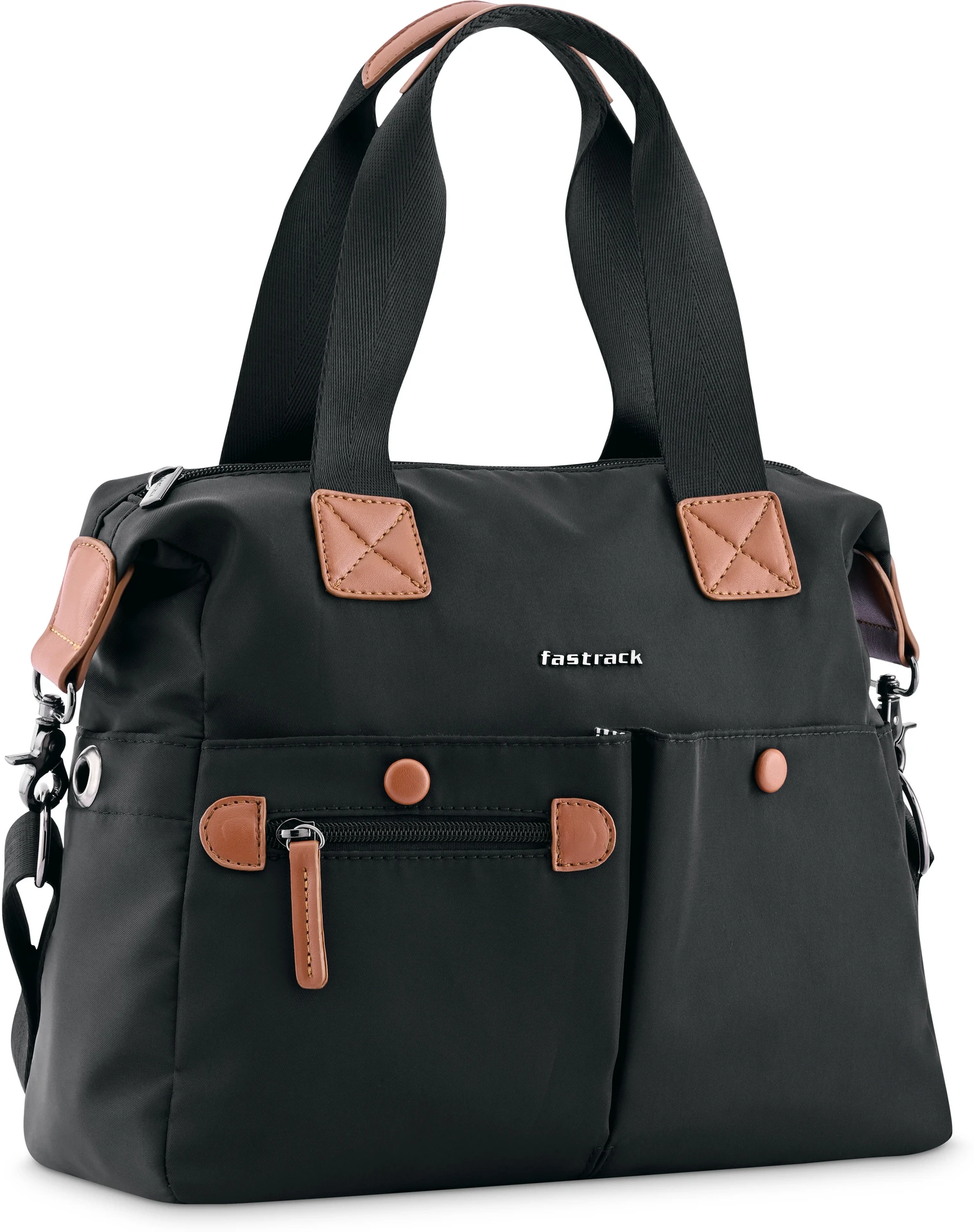 Fastrack Women Black Satchel