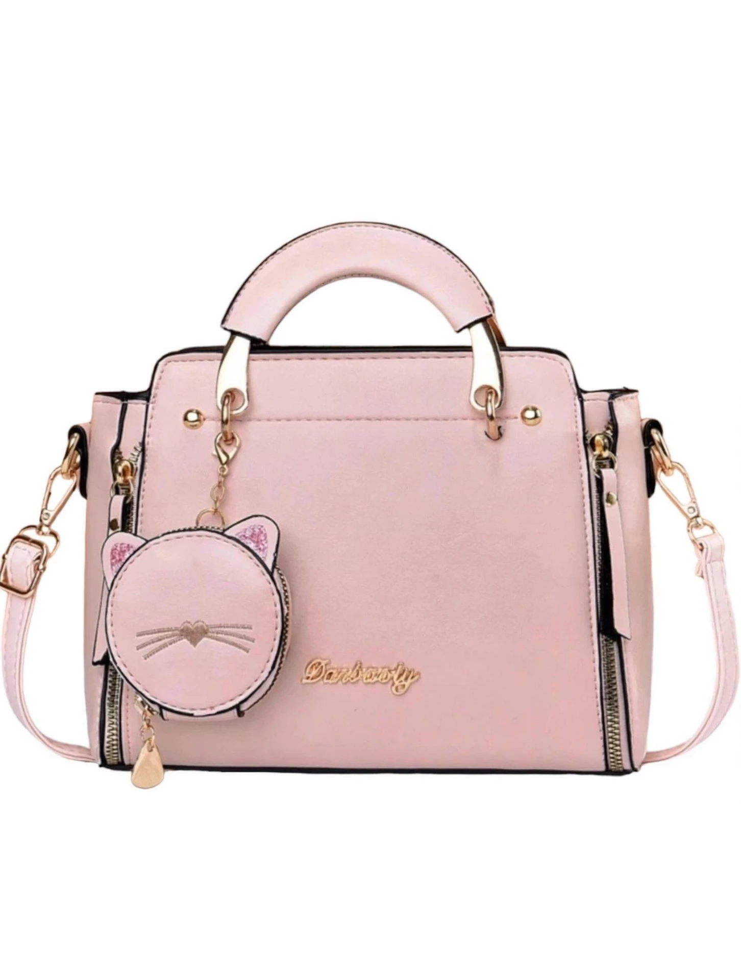 Santorini Women Pink Satchel
