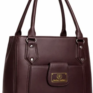 Perfect Leather Women Brown Shoulder Bag